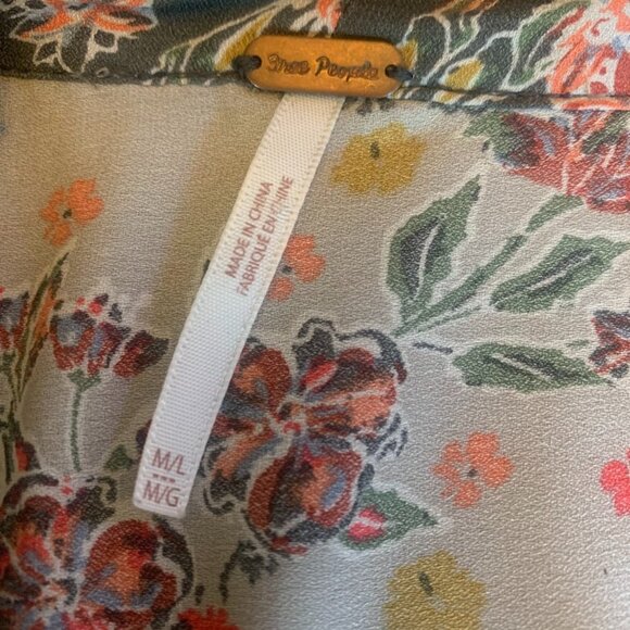 Free People Wildflower Boho Kimono - Size M/L - Picture 3 of 8